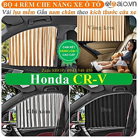 Hình ảnh Rèm che nắng ô tô Honda CRV Vải lụa mềm gắn nam châm Cao Cấp