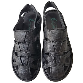 Giày Sandal Nam Bít Đầu BIGGBEN Da Bò Thật Cao Cấp SD142