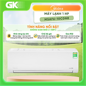 Mua MSAF6-10CDN8 - Máy lạnh Midea Inverter 1 HP (9000 BTU) MSAF6-10CDN8 - Hàng Chính Hãng