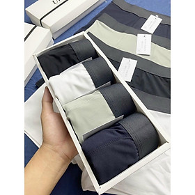 Quần sịp đùi nam chất cotton lạnh cạp trơn,thông hơi co dãn 4 chiều full size đến 88kg