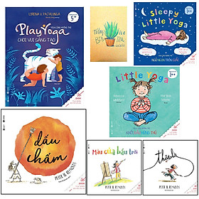 Combo Ehon Kích Thích Nguồn Cảm Hứng, Sáng Tạo Của Trẻ: Màu Của Bầu Trời + Thật Là + Dấu Chấm và Ehon Ehon Yoga Cùng Muông Thú: Khởi Đầu Hứng Thú + Ngủ Ngon Tròn Giấc + Chơi Vui Sáng Tạo( Tặng Kèm Sổ Tay Xương Rồng)