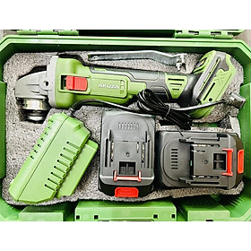 MÁY MÀI PIN 21V 100MM ( XANH LÁ GALAXY) MG100-01BL AKUZA- HÀNG CHÍNH HÃNG