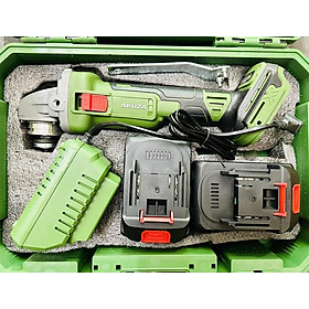 MÁY MÀI GÓC PIN 21V ( XANH LAM GALAXY) AKUZA MG100-01BL- HÀNG CHÍNH HÃNG