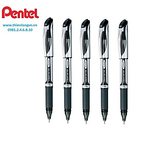 Combo 5 cây Bút nước ký energel Pentel BLN55 mực đen ngòi 0.5mm