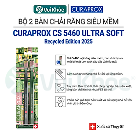 CURAPROX RECYCLED EDITION 2025 | Bộ Bàn chải đánh răng CS 5460 Ultra Soft