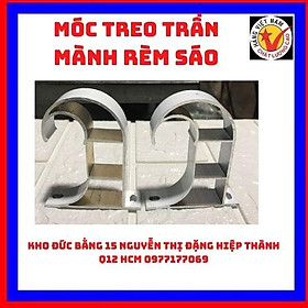 Mua Phụ kiện lắp rèm cửa  mành sáo trúc sáo nhựa  màn tăm tre    Móc treo  lên trần bằng nhôm( 1 cái )