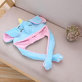 Mũ Tai Giật Kpop Voi Siêu Hot Màu Xanh 52x20cm