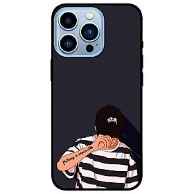 Ốp lưng dành cho Iphone 13 Mini - Iphone 13 - Iphone 13 Pro -  Iphone 13 Pro Max - Bad Boy Nón Đen