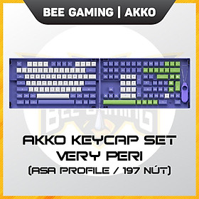 Mua Bộ keycap chính hãng AKKO - Very Peri (PBT Double Shot / ASA Profile / 197 nút)