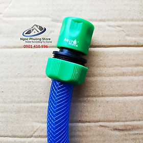 Mua Cút nối nhanh AQUAMATE ĐÀI LOAN W3180 dùng nối ống nước mềm 18-21mm 1 đầu nối nhanh âm