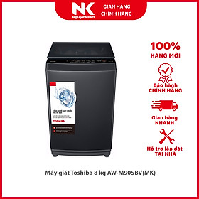 Máy giặt Toshiba 8 kg AW-M905BVMK - Hàng chính hãng Giao hàng toàn quốc