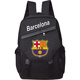 Balo thời trang TROY TR001-BA phối nắp in logo câu lạc bộ Barcelona