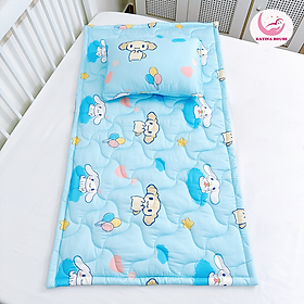Bộ nệm gối cho bé đi học Katina House, vải tencel mềm mại, thoáng mát, phù hợp 5-10t