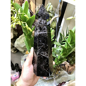 TRỤ THẠCH ANH ĐEN KT : C19,5 x N5. KL : 0,73KG. MS : TAĐ20