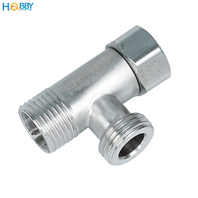 Tê cầu chia nước cho vòi vệ sinh inox 304 ren 21 Hobby home decor DNV3