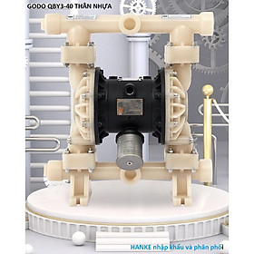 Mua Máy bơm màng khí nén thân nhựa PP  GODO QBY3-40STFF