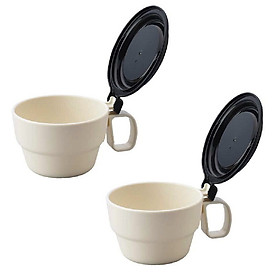 Mua Combo 02 Cốc súp uống nước có nắp Inomata - Nội địa Nhật Bản