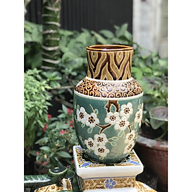 Mua Bình hoa mai gốm sứ biên hòa nam bộ