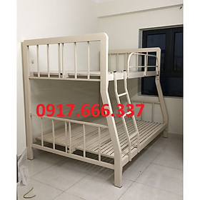 Mua Giường tầng sắt hộp vuông 4x8  dành cho gia đình - 1m4/1m6 cao cấp chịu lực cao