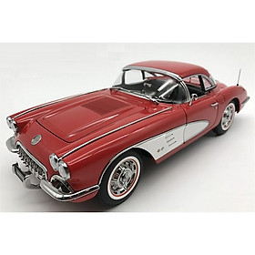 Xe Mô Hình Cheverolet Corvette 1968 Autoart - 71148 (Đỏ)