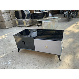 Mua Bàn trà mặt kính Tundo mẫu mới 2023 kèm hộc kéo tiện lợi KT50x100x45cm