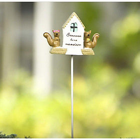 Mua Mô hình hộp thư sóc nâu trang trí vườn  tiểu cảnh  bonsai  DIY