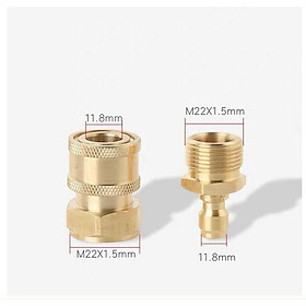 Mua Bộ khớp nối nhanh đầu ra cho máy rửa xe cao áp  máy xịt rửa cao áp (bằng đồng)