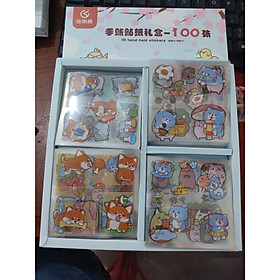 Combo 2 hộp hình dán , sticker 800 hình dán