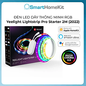Mua  NEW 2022 PRO VERSION  ĐÈN LED DÂY THÔNG MINH XIAOMI YEELIGHT LIGHTSTRIP PRO –  Hỗ trợ Apple Homekit – Hàng Nhập Khẩu Chính Hãng