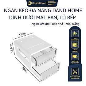 Ngăn kéo đa năng DandiHome dán dưới mặt bàn làm việc và tủ bếp