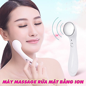 Máy masage mặt  bằng ion  ,máy mini cầm tay  chống bẩn ,chống nếp nhăn dưỡng trắng ,mịn da làm đẹp trẻ hóa da phù hợp với mọi loại da