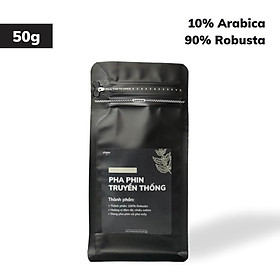 Cafe nguyên chất BLEND Robusta và Arabica pha phin 250G cà phê nguyên chất không độn phụ gia - Big Dream Coffee