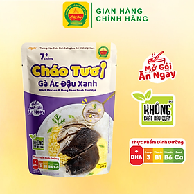 Cháo Tươi Gà Ác Đậu Xanh Cây Thị