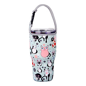 Túi Đựng Ly Giữ Nhiệt Lớn 900ml - Nhiều Hoa Văn