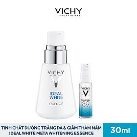 Tinh Chất Dưỡng Trắng Da Và Giảm Thâm Nám 7 Tác Dụng Vichy Ideal White Meta Whitening Essence (30ml) Tặng Dưỡng Chất Giàu Khoáng Chất Mineral 89 (10ml)