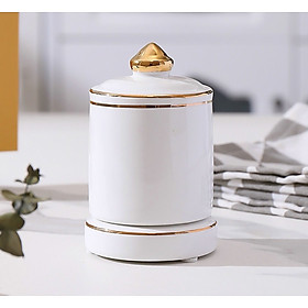 Mua LỌ ĐỰNG TĂM BẰNG SỨ XƯƠNG CAO CẤP SANG TRỌNG - VD