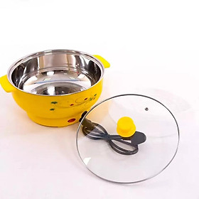 Mua Nồi lẩu 24cm mini ( nồi lấu  nấu mì  luộc rau  xào nấu. Nồi đa năng