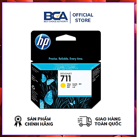 Mua Mực In Phun HP DesignJet 711 Yellow Ink Cartridge (CZ132A) 29ml - Hàng Chính Hãng