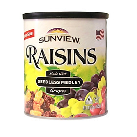 Nho Khô Mỹ Thập Cẩm Sunview Raisin Jumbo 425g, Gồm 3 Loại Nho