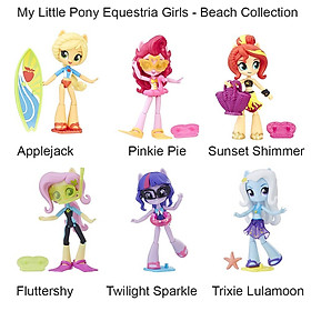 Búp bê My Little Pony cô gái Equestria trên bãi biển Beach