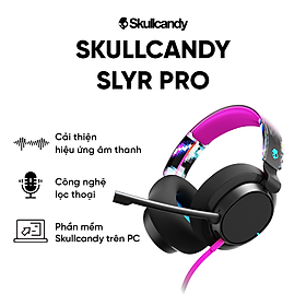 Mua Tai Nghe Có Dây Gaming Skullcandy SLYR Pro - Màu Đen - Công Nghệ ESP - Hàng chính hãng