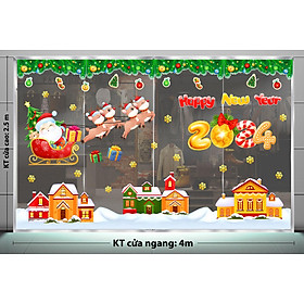 Mua Decal trang trí NOEL 2024 combo số 133