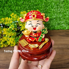 Mua Combo Tài Lộc 99K (gồm Thần Tài + bàn tính + gậy Như Ý + thỏi vàng + đế gỗ)