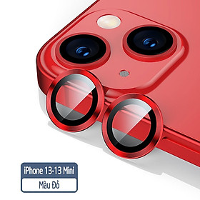 Mua Tặng hộp đựng lens cao cấp - Vòng kim loại titan bảo vệ lens camera cho các dòng iphone 13 / 13mini / 13pro / 13promax - nhiều màu