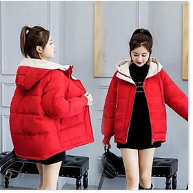 ÁO KHOÁC PHAO NỮ 3 LỚP NÓN THÊU CỰC ẤM CHO MÙA ĐÔNG KHANH AN