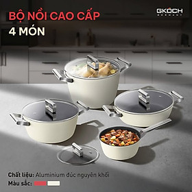 BỘ NỒI GKÖCH 4 MÓN hàng chính hãng
