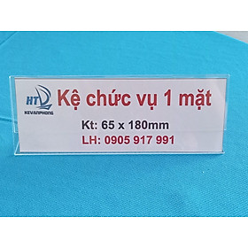 Kệ Mica chức vụ 1 mặt nhỏ - A01 (KT: 6.5 x 18cm)