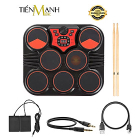 Mua Bộ Trống Điện Tử 7 Mặt Wersi R7113 - 7 Pad Electronic Digital Drum Kit Hàng Chính Hãng - Kèm Móng Gẩy DreaMaker