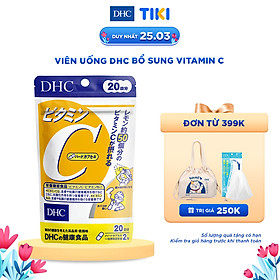 Thực phẩm bảo vệ sức khỏe Viên uống DHC bổ sung vitamin C Nhật Bản