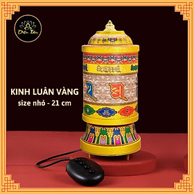 Kinh luân điện -Bánh xe cầu nguyện cắm điện, có kinh bên trong